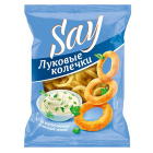 Чипсы пшенично- картофельные Луковые колечки Say1