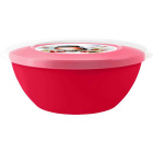 Cкидка Миска с крышкой Зимняя сказка Plast Team. Акционный товар в каталоге