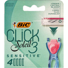Сменные кассеты для бритья Click Sensitive 3 Bic1