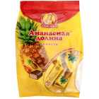 Конфеты вафельные глазированные Ананасная долина Славянка1