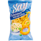 Чипсы пшенично- картофельные Луковые колечки Say1