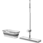 Швабра с отжимом и складным прямоугольным ведром1