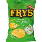 Cкидка Чипсы из натурального картофеля Fry’s. Акционный товар в каталоге