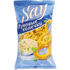 Чипсы пшенично- картофельные Луковые колечки Say1