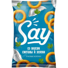 Чипсы пшенично- картофельные Луковые колечки Say1