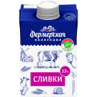 Сливки ультрапастеризованные Фермерская Коллекция1