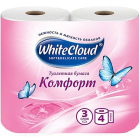 Туалетная бумага белая WhiteCloud1