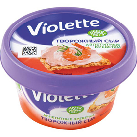 Cкидка Сыр творожный Violette. Акционный товар в каталоге