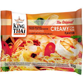 Cкидка Лапша быстрого приготовления Сливочный Том Ям Kingthai Kitchen. Акционный товар в каталоге