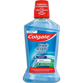 Cкидка Ополаскиватель для полости рта Тройное Действие Colgate. Акционный товар в каталоге