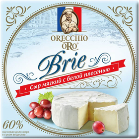 Cкидка Сыр с белой плесенью мягкий Бри Orecchio Oro. Акционный товар в каталоге