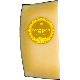 Cкидка Сыр полутвердый Parmesan Old Три Короны. Акционный товар в каталоге
