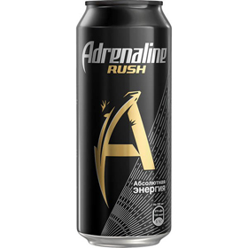 Cкидка Напиток энергетический Adrenaline Rush. Акционный товар в каталоге