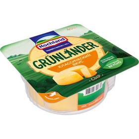 Cкидка Сыр полутвердый Grünländer. Акционный товар в каталоге
