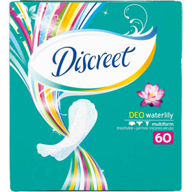 Cкидка Прокладки ежедневные Deo Water Lily Multiform Trio Discreet. Акционный товар в каталоге