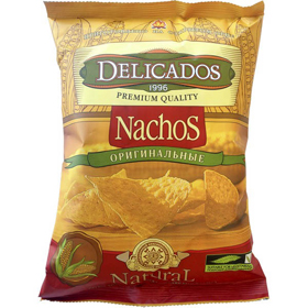 Cкидка Чипсы кукурузные Nachos Delicados. Акционный товар в каталоге