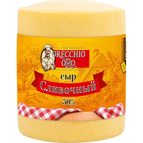 Cкидка Сыр полутвердый Сливочный Orecchio Oro. Акционный товар в каталоге