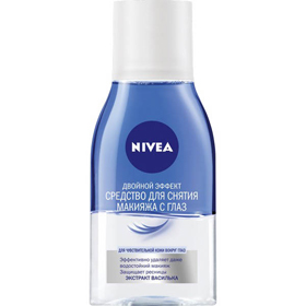 Cкидка Средство для удаления макияжа с глаз Двойной эффект Nivea. Акционный товар в каталоге