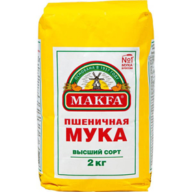 Cкидка Мука пшеничная Макфа. Акционный товар в каталоге