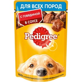 Cкидка Корм для собак в Pedigree. Акционный товар в каталоге