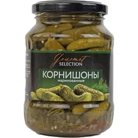 Cкидка Корнишоны Gourmet Selection. Акционный товар в каталоге