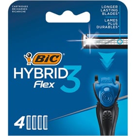 Cкидка Кассеты сменные для бритья Flex 3 Hybrid Bic. Акционный товар в каталоге