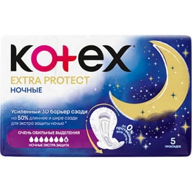 Cкидка Прокладки Extra Protect Kotex. Акционный товар в каталоге